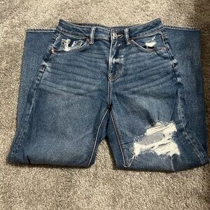 American Eagle Outfitters Distressed Mom Jeans